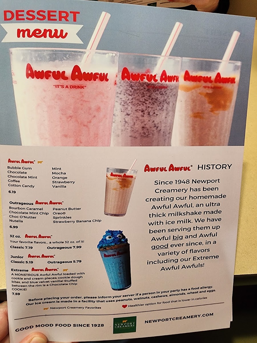 Newport Creamery Menu - Image 4