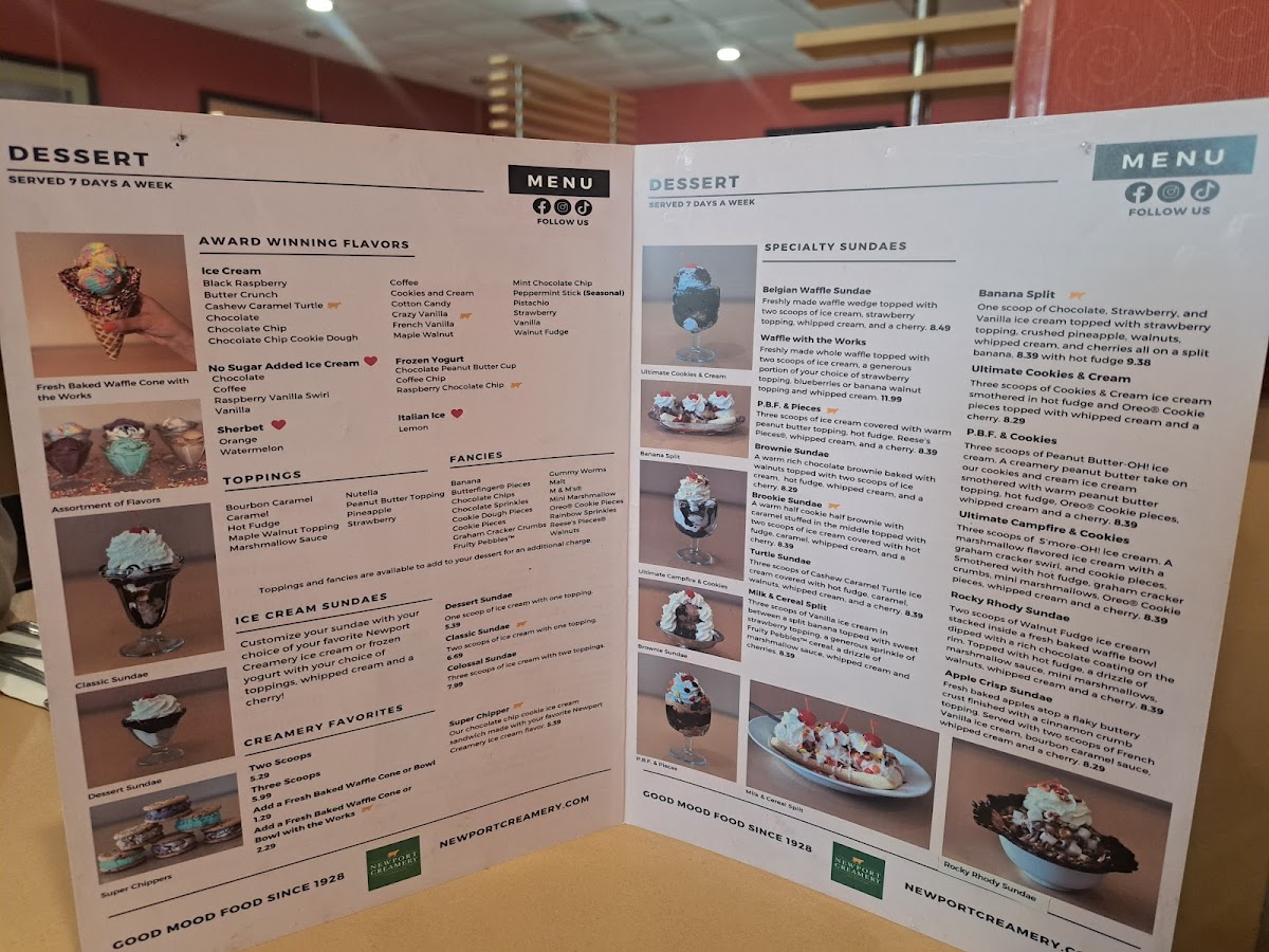 Newport Creamery Menu - Image 6